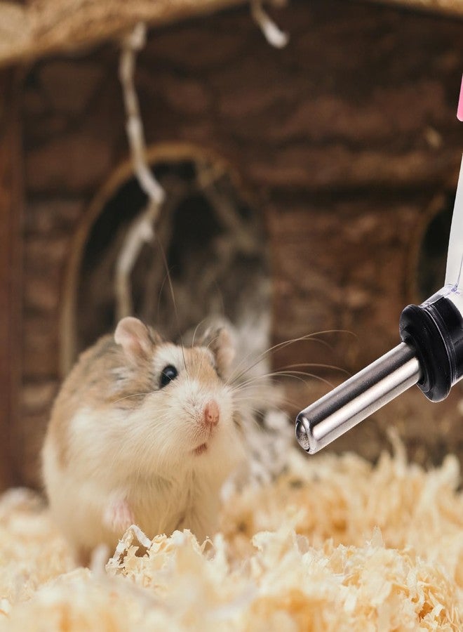 BUGUUYO Small Animal Hanging Water Bottle Leakproof Hamster Water Feeder with Easy Clean Nozzle for Rabbits Guinea Pigs Squirrels - Image 2
